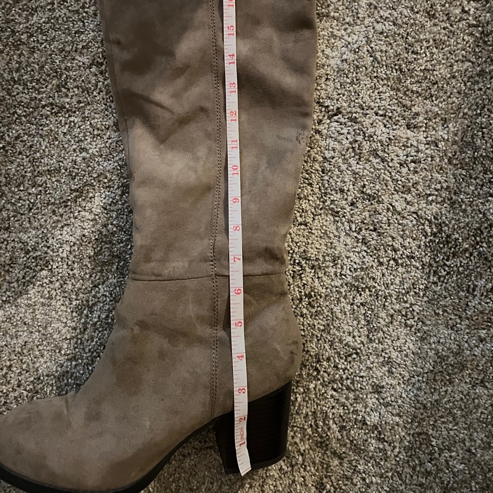 Tan Suede Boots - Picture 10 of 13
